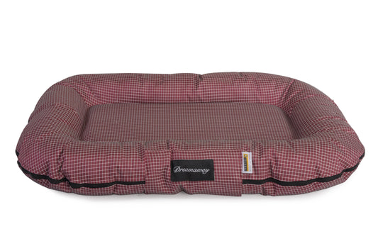 Cuscino Fabotex - Dreamaway Boston Mattress Quadro fuxia - L - 80x60x14h cm