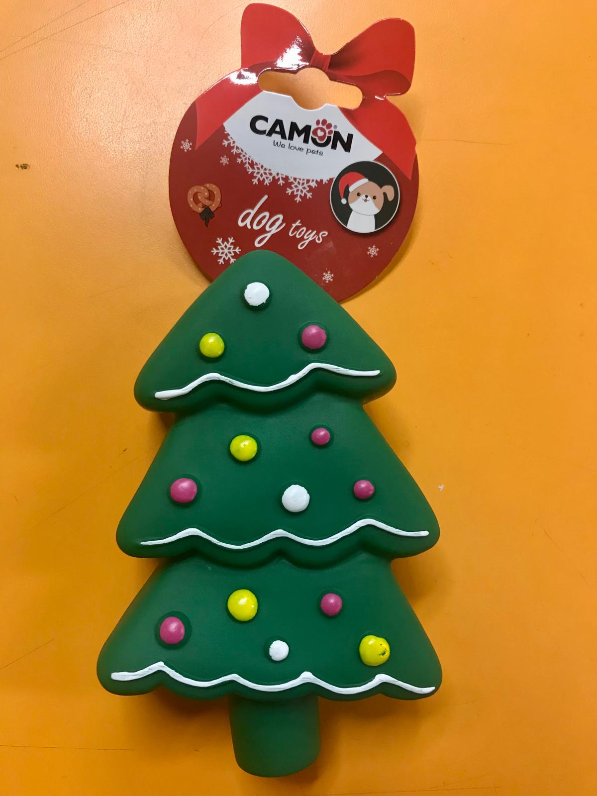 Gioco albero di pino per Cane in vinile 9 cm- Camon