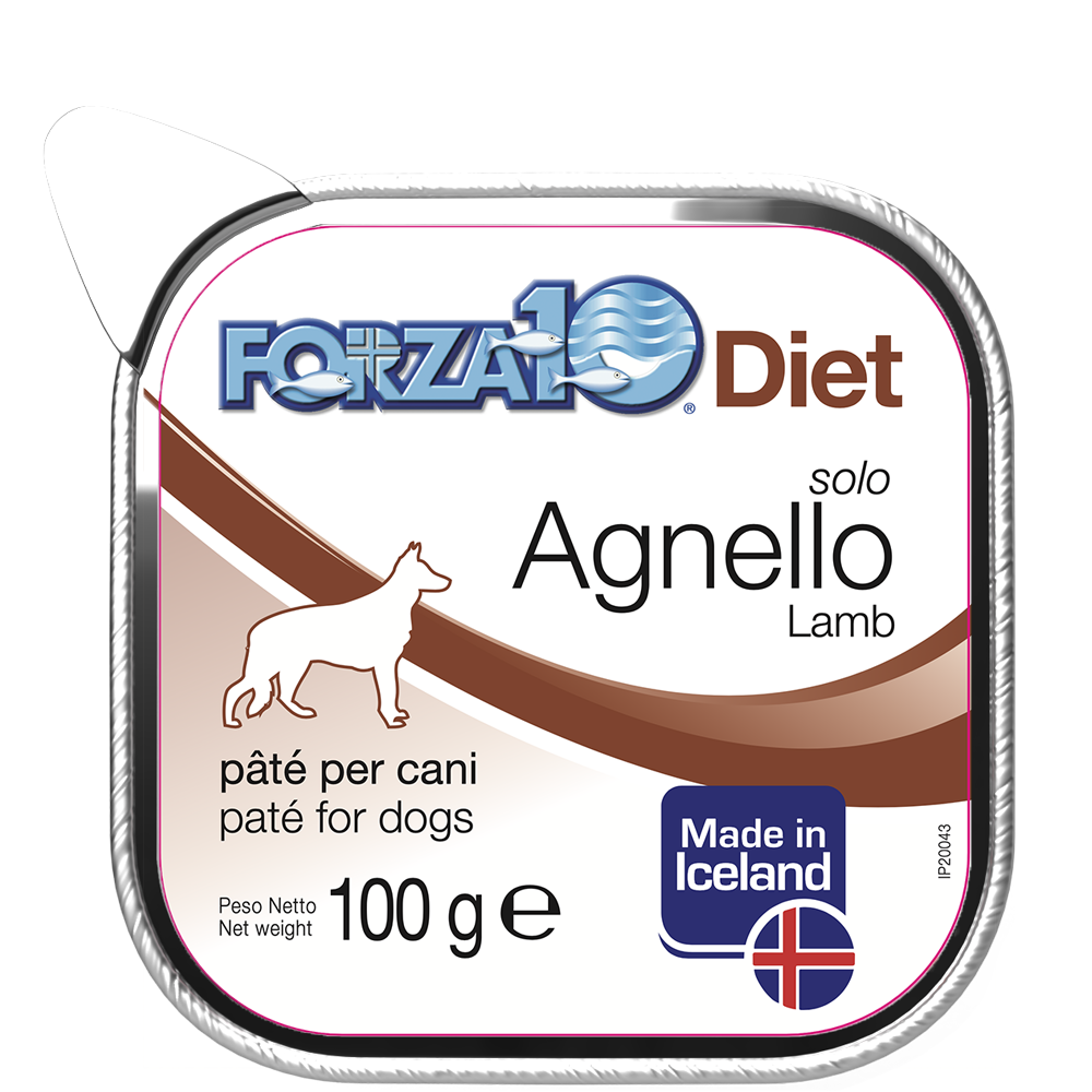 Forza10 Diet Cane - Solo Diet Agnello - Paté per cani - 100gr