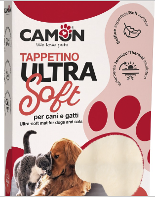 Tappetino ULTRA soft color CREMA per cani e gatti- 60X90cm - Camon