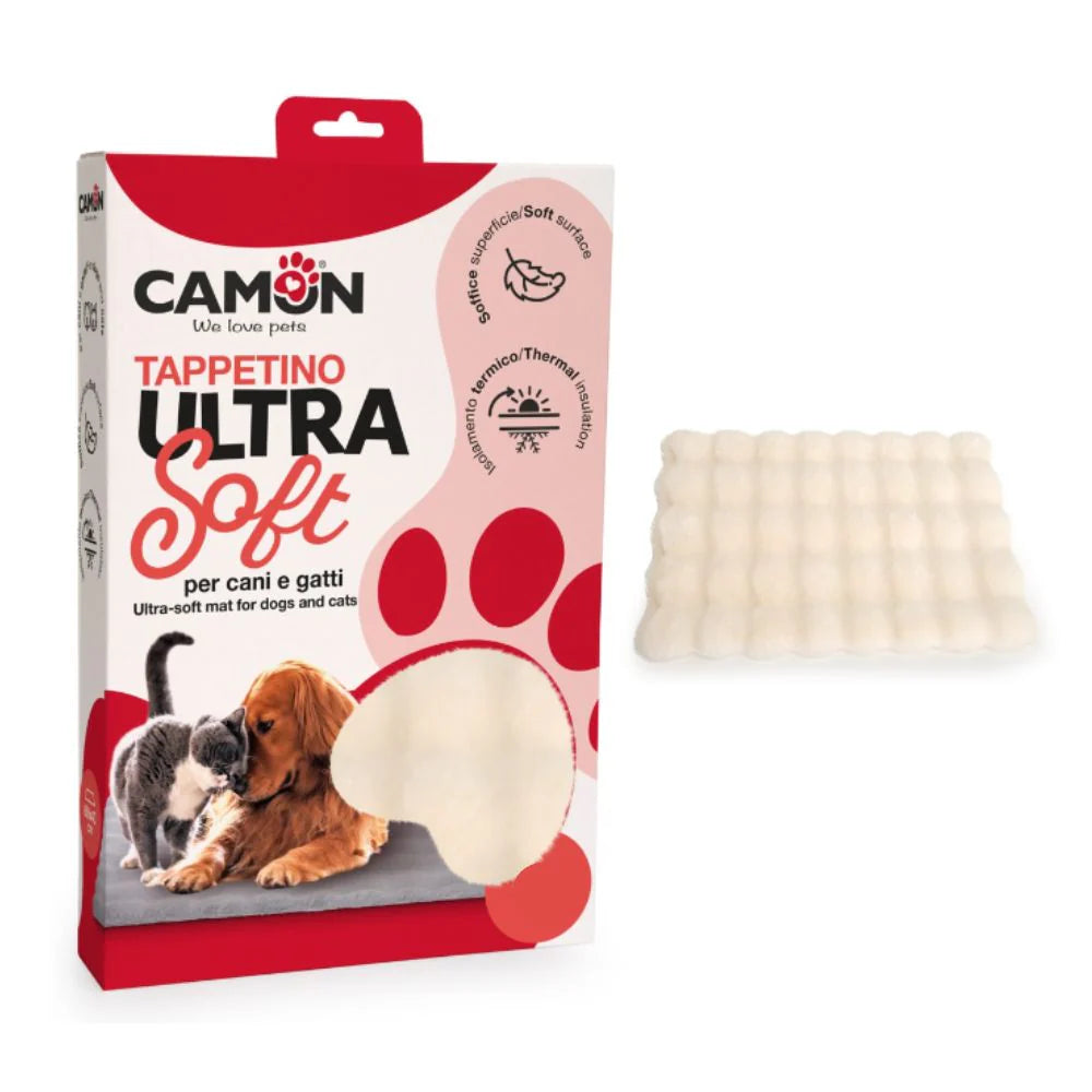 Tappetino ULTRA soft color CREMA per cani e gatti- 60X90cm - Camon