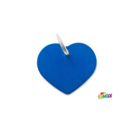 MED.CUORE ALLUM.PICCOLO BLU